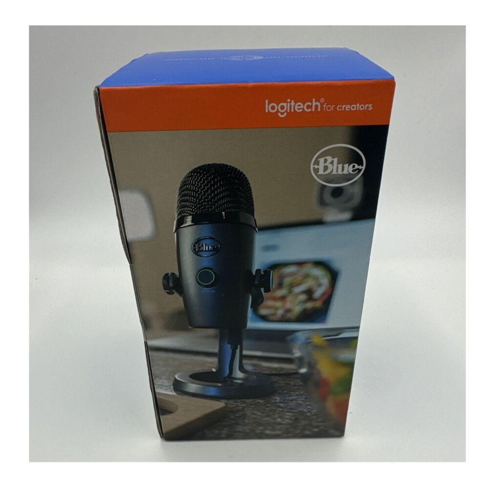 Blue Yeti Nano USB Microphone Gray w/ Blue VOICE, Headphone Monitoring